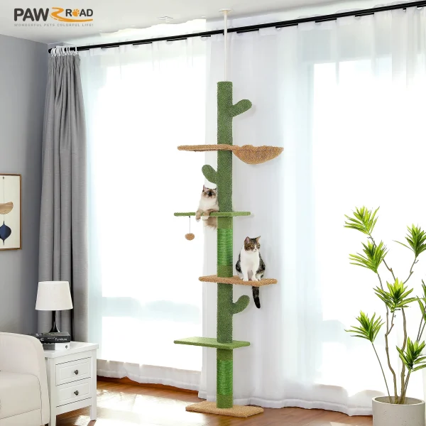 Cat Tree 5-Tier Floor to Ceiling