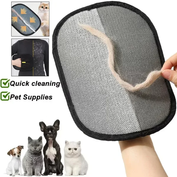 Portable Washable Clothes  Dehairing Gloves