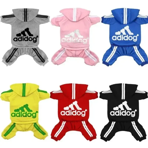 Adidog Clothes Dog Jumpsuit Hoodies